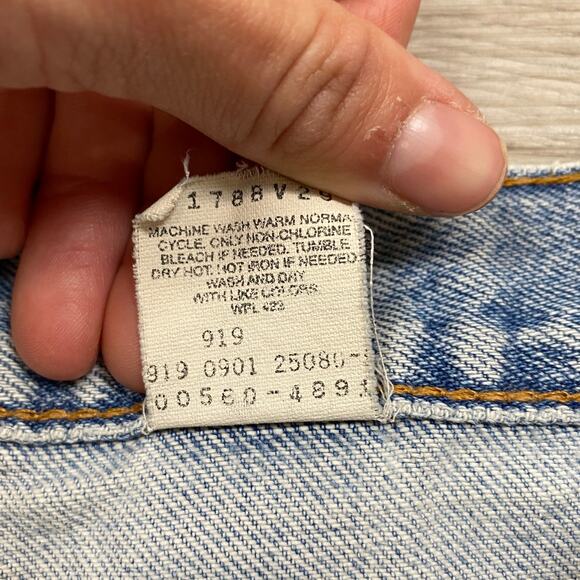 Vintage Y2K Levi's 560 Loose Tapered Fit Jeans Men's 30x31 - Picture 9 of 11